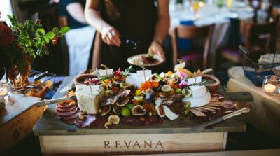 farm to table catering rustic wedding