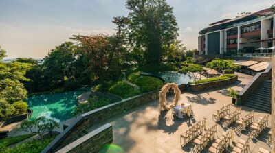 Capella Singapore outdoor wedding venue
