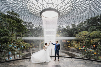 pre wedding photo shoot location Jewel Changi Singapore