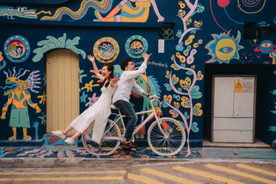 prewedding photoshoot Haji Lane Singapore
